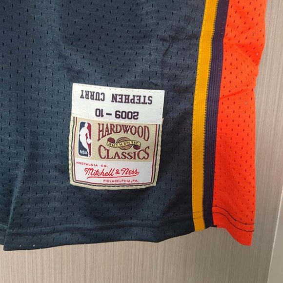 Stephen Curry Golden State Warriors #30 Mitchell & Ness Navy - Picture 5 of 6